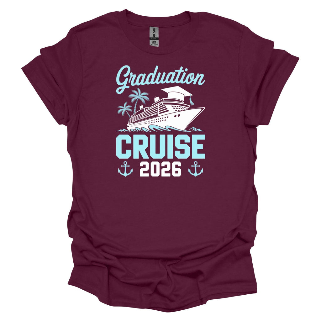Graduation Cruise Shirt 2026 | Senior Trip Custom Name Tee