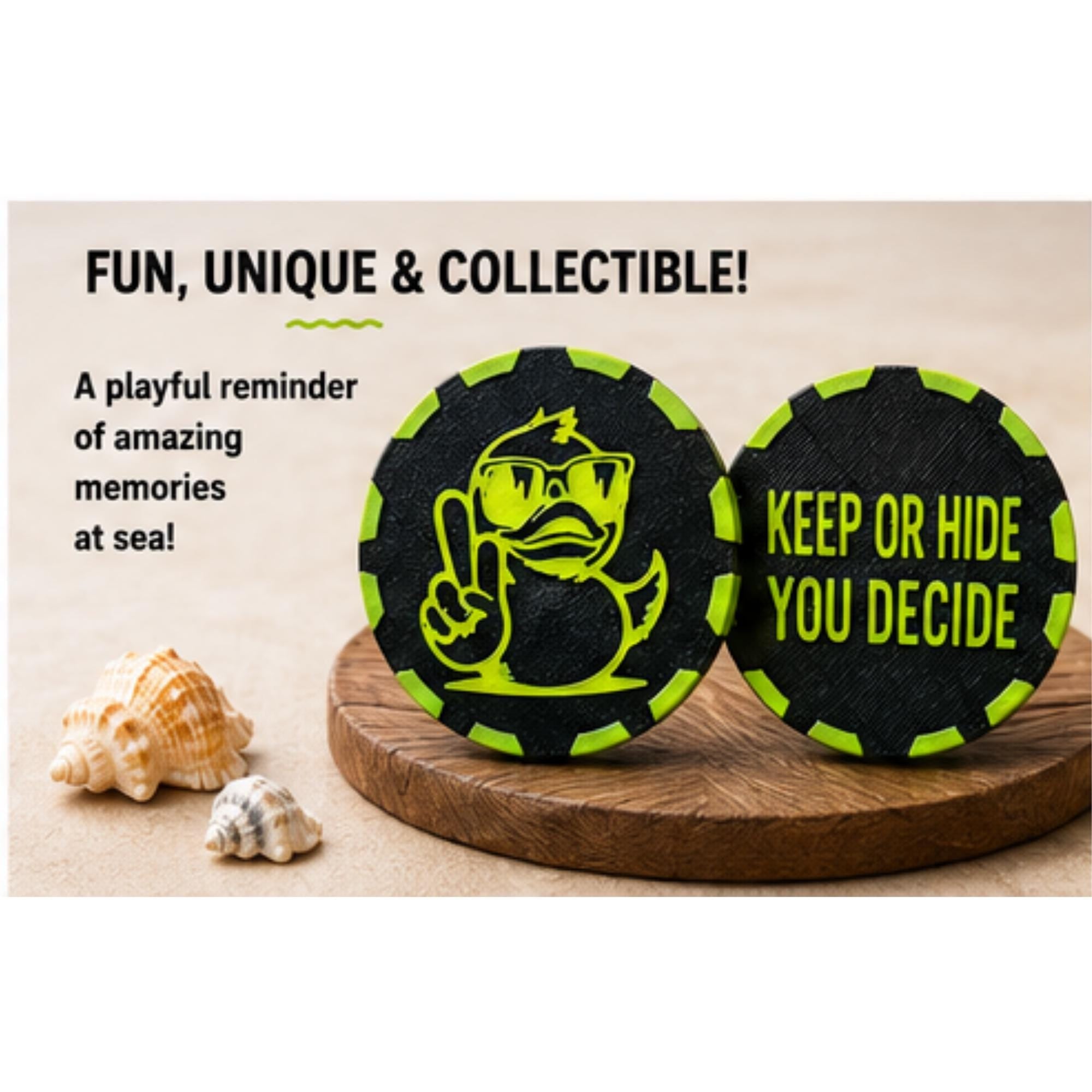 Duck Cruise Coin | Keep or Hide You Decide  | Gift | Cruise Keepsake