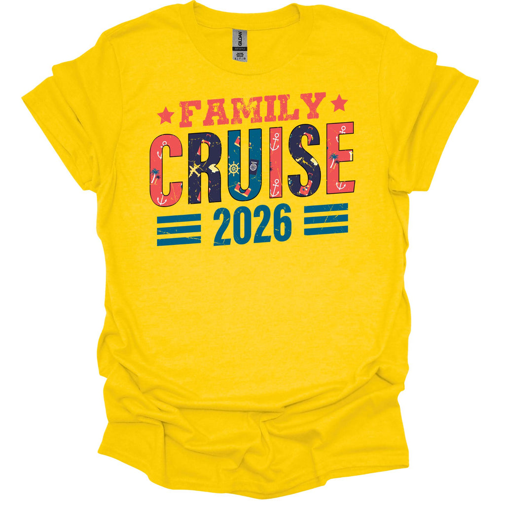 Family Cruise 2026 Matching Vacation Shirt