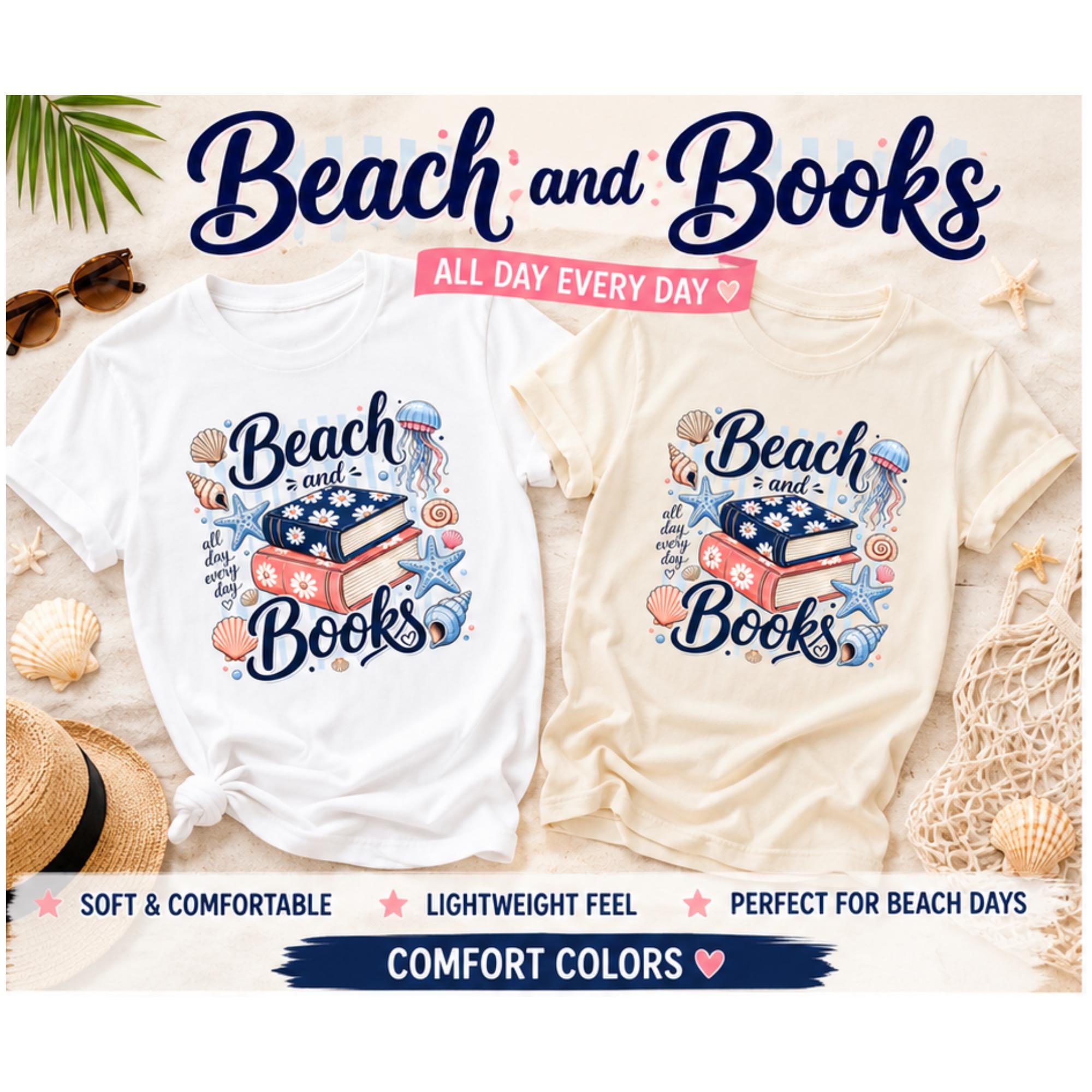 Beach and Books Shirt