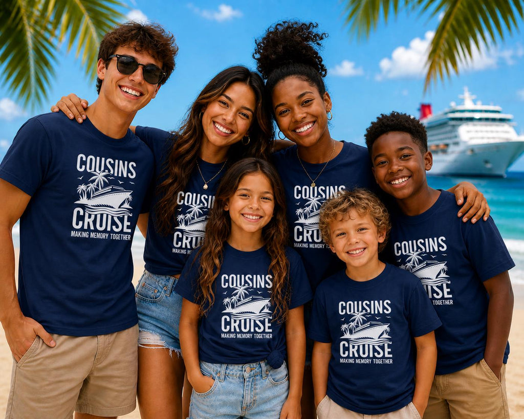 Cousins Cruise Shirts 2026, Matching Family Vacation Tees