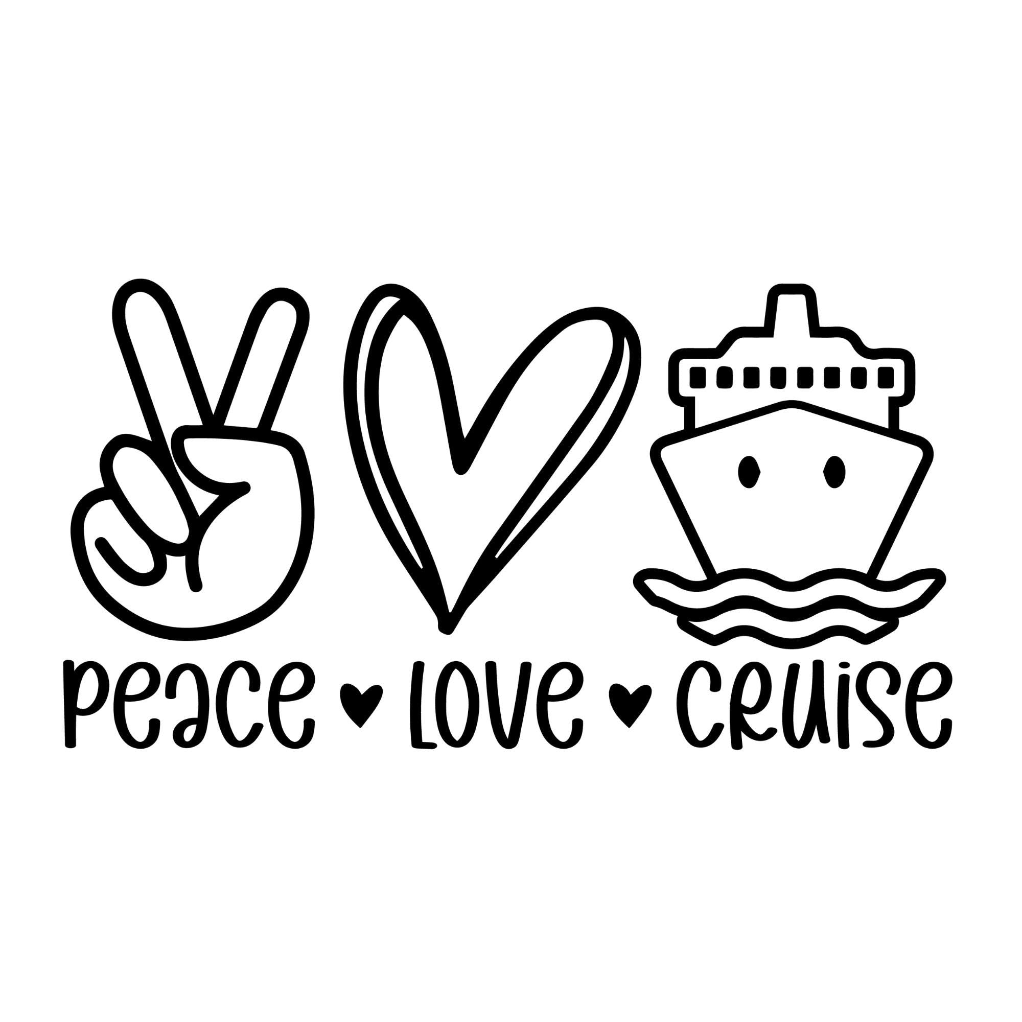 Peace-Love-Cruise Shirt