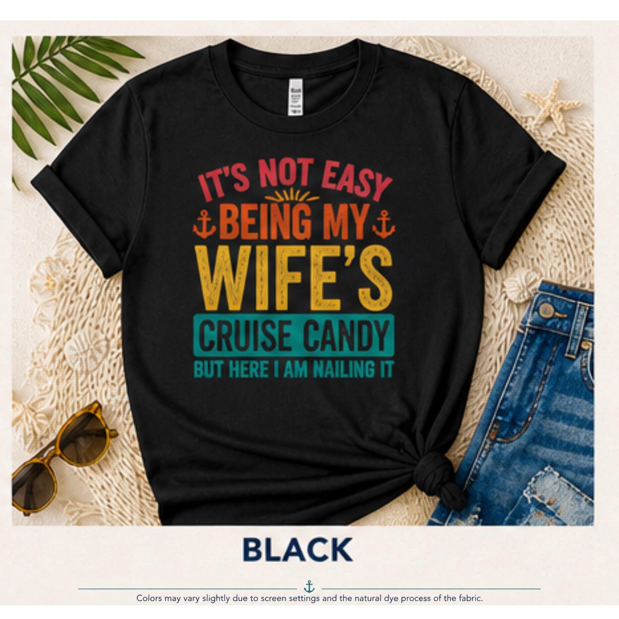 Wife's Cruise Candy Vacation Tee