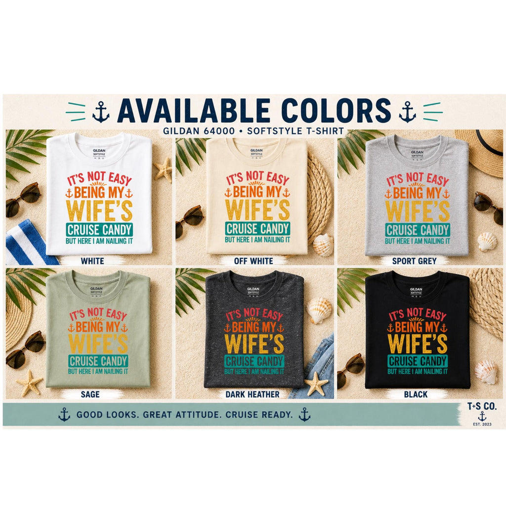 Wife's Cruise Candy Vacation Tee