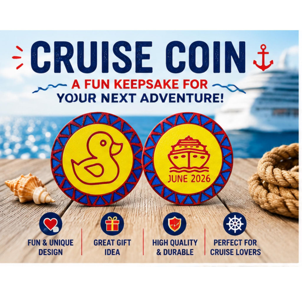 Duck Cruise Coin | Keep or Hide You Decide  | Gift | Cruise Keepsake