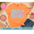 Salty Beach Tee Neon Summer Graphic Shirt