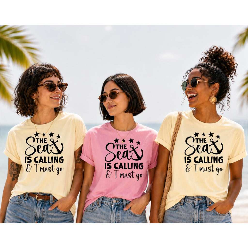 The Sea Is Calling Cruise Shirt