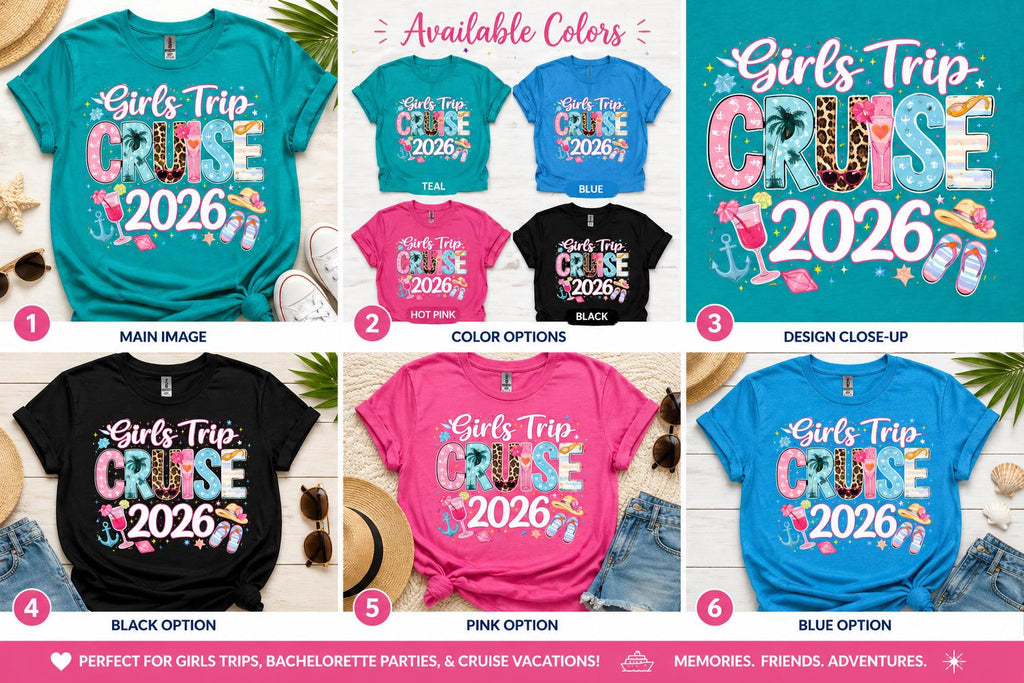 Girls Trip Cruise 2026 Shirt