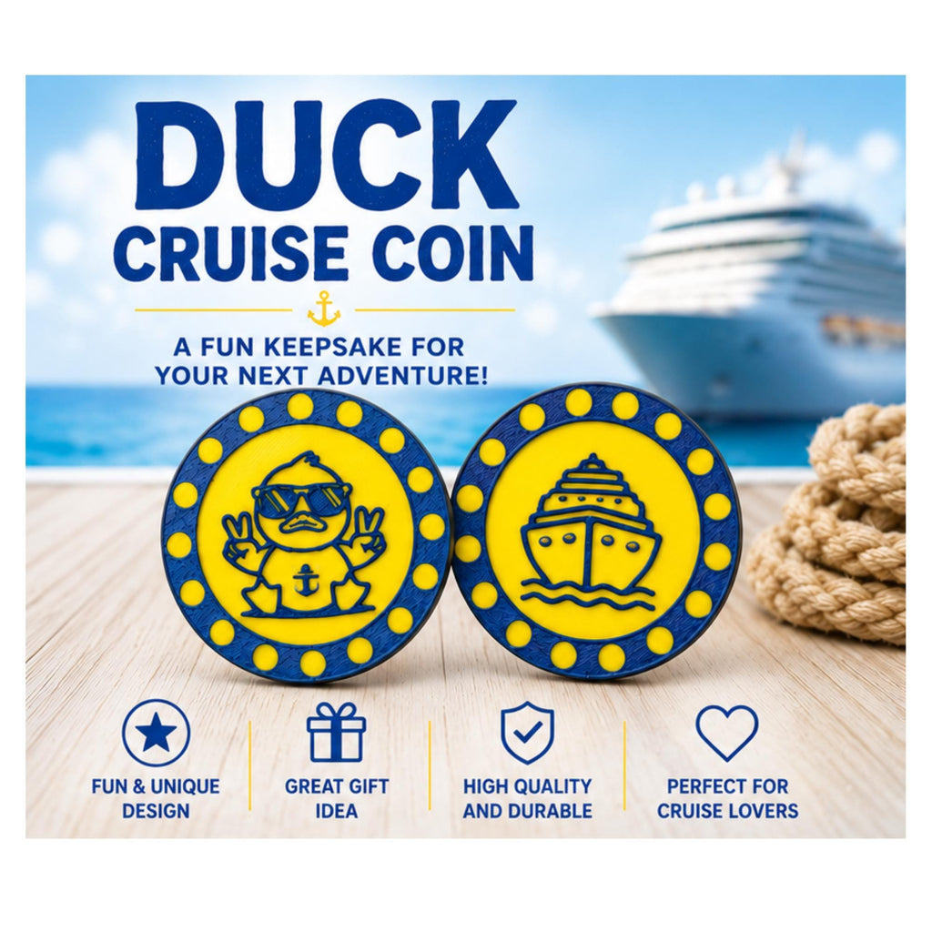 Duck Cruise Coin | Keep or Hide You Decide  | Gift | Cruise Keepsake