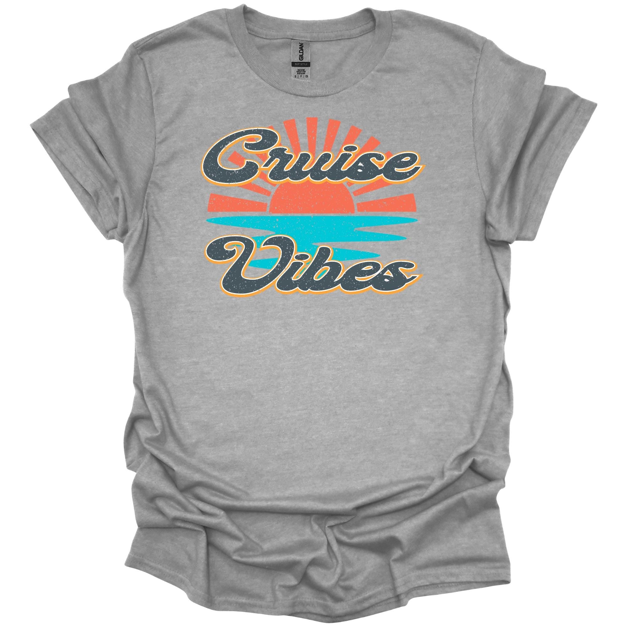 Cruise Vibes T-Shirt | Retro Sunset