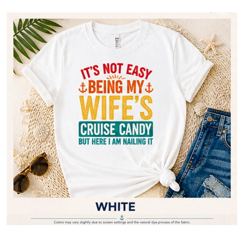 Wife's Cruise Candy Vacation Tee