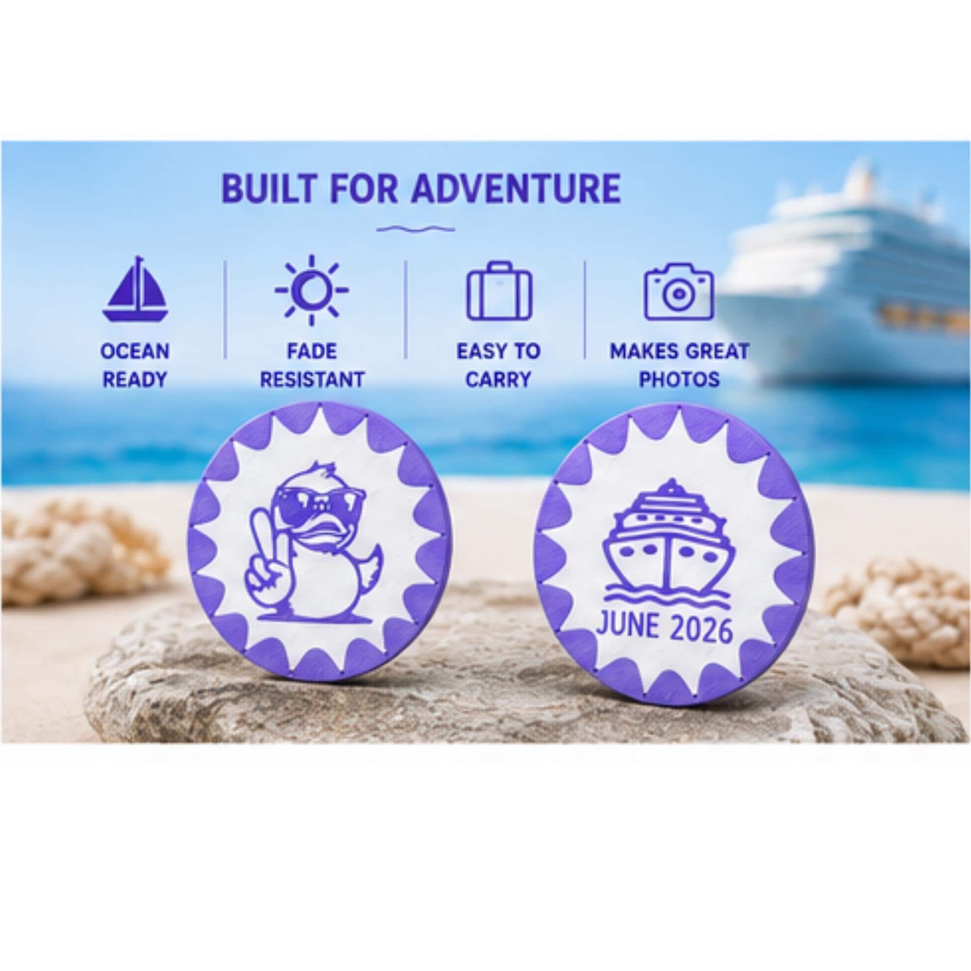 Duck Cruise Coin | Keep or Hide You Decide  | Gift | Cruise Keepsake
