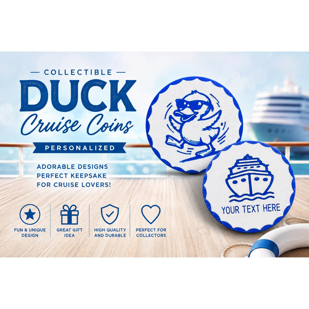 Duck Cruise Coin | Keep or Hide You Decide  | Gift | Cruise Keepsake