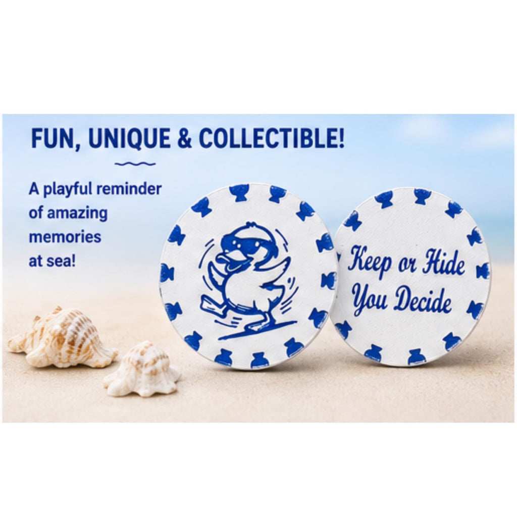 Duck Cruise Coin | Keep or Hide You Decide  | Gift | Cruise Keepsake