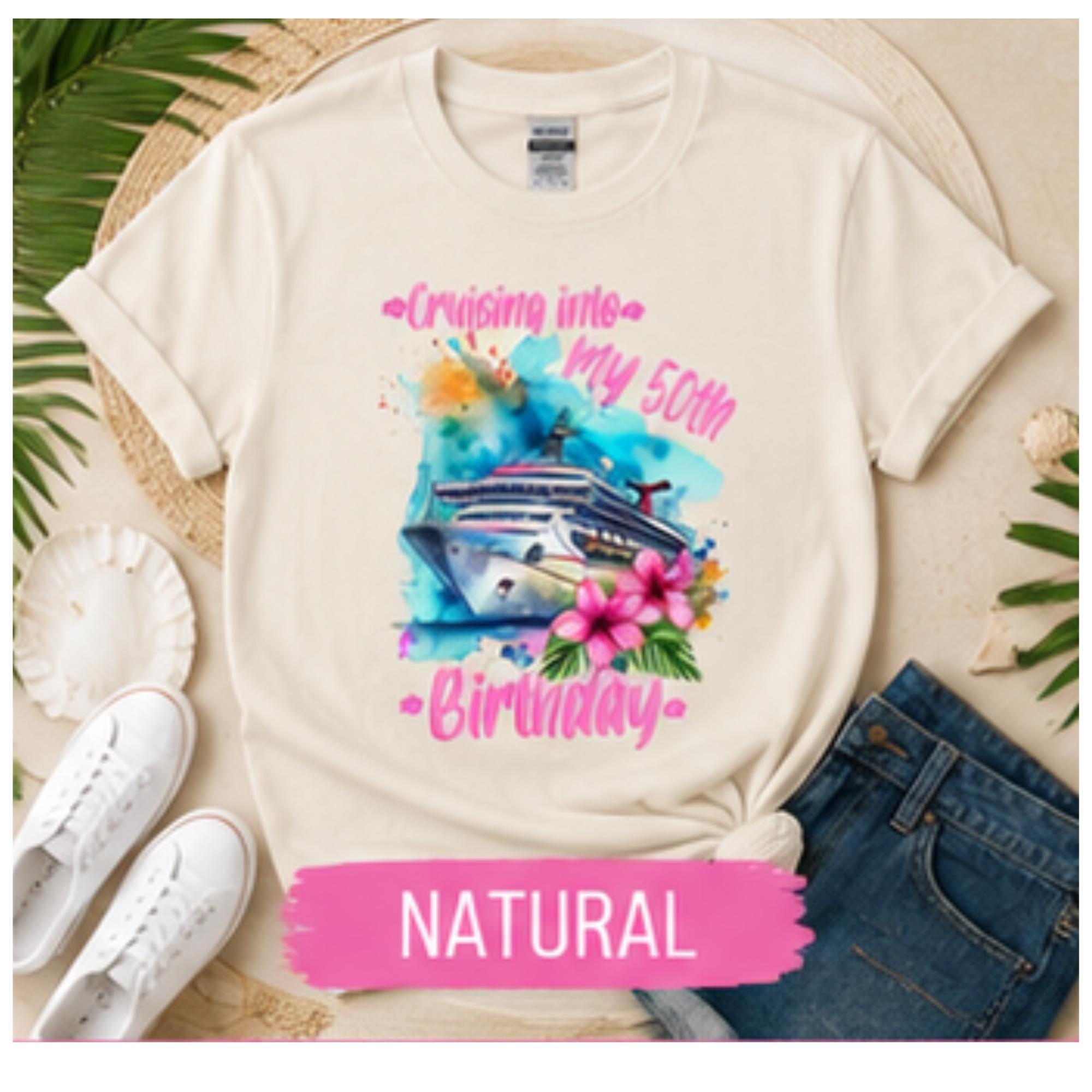 Cruising Into My 50th Birthday Shirt
