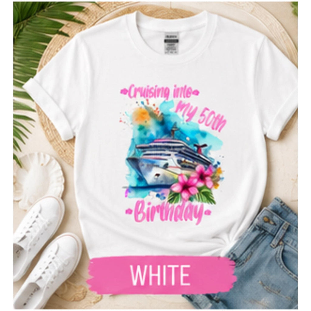 Cruising Into My 50th Birthday Shirt