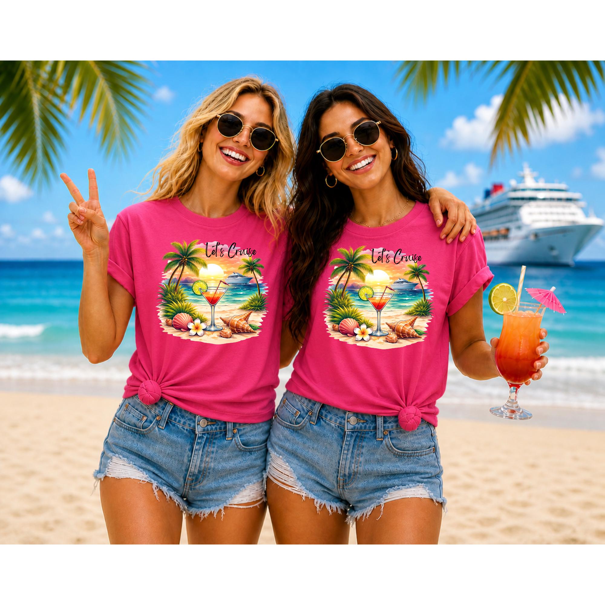 Beach Vacation Let's Cruise Shirt
