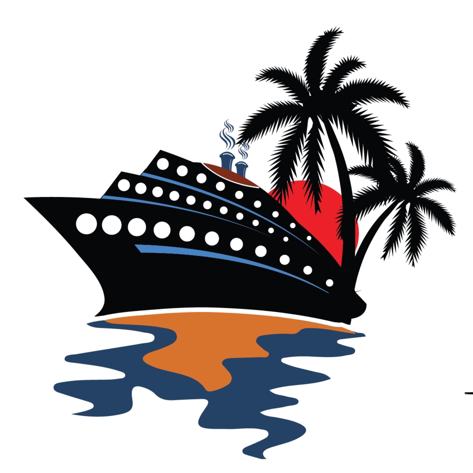 Comfort Colors Cruise Ship Pocket Tee, Ocean Reflection Design