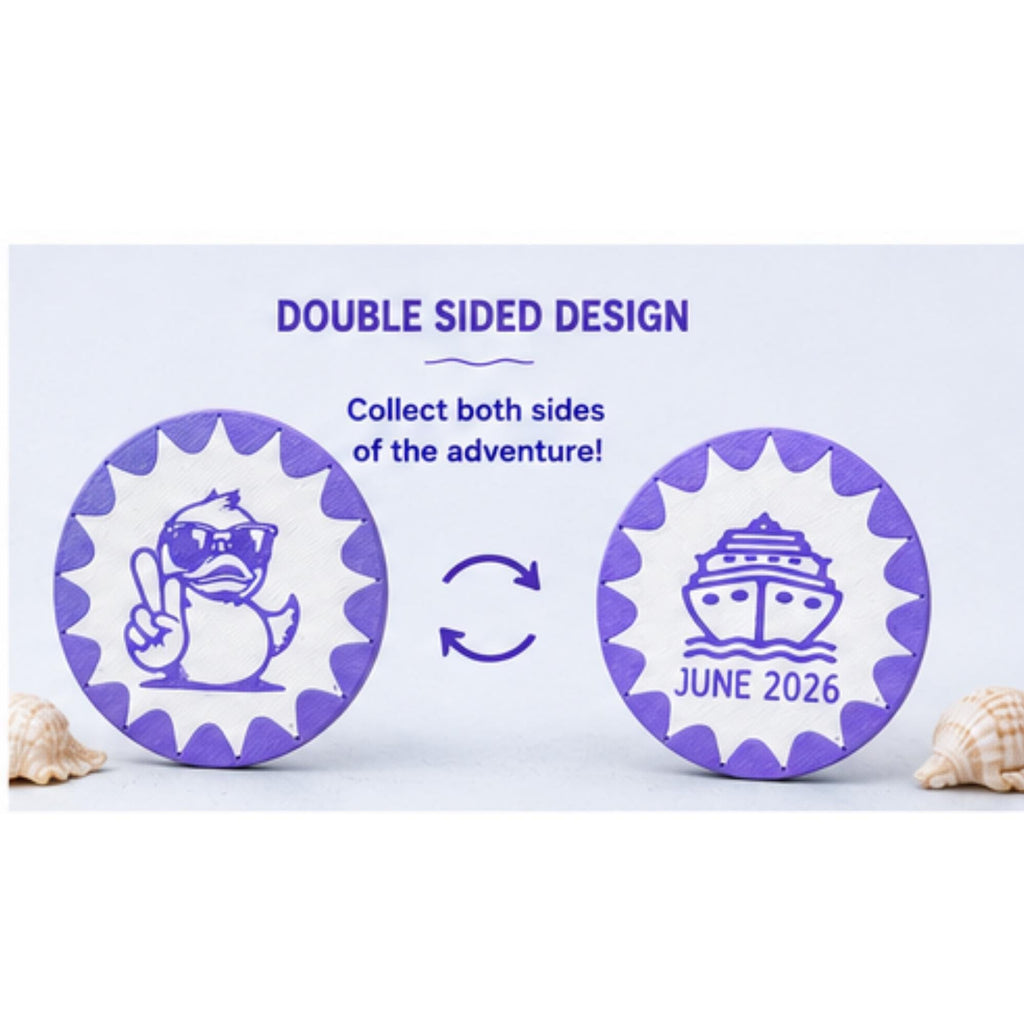 Duck Cruise Coin | Keep or Hide You Decide  | Gift | Cruise Keepsake