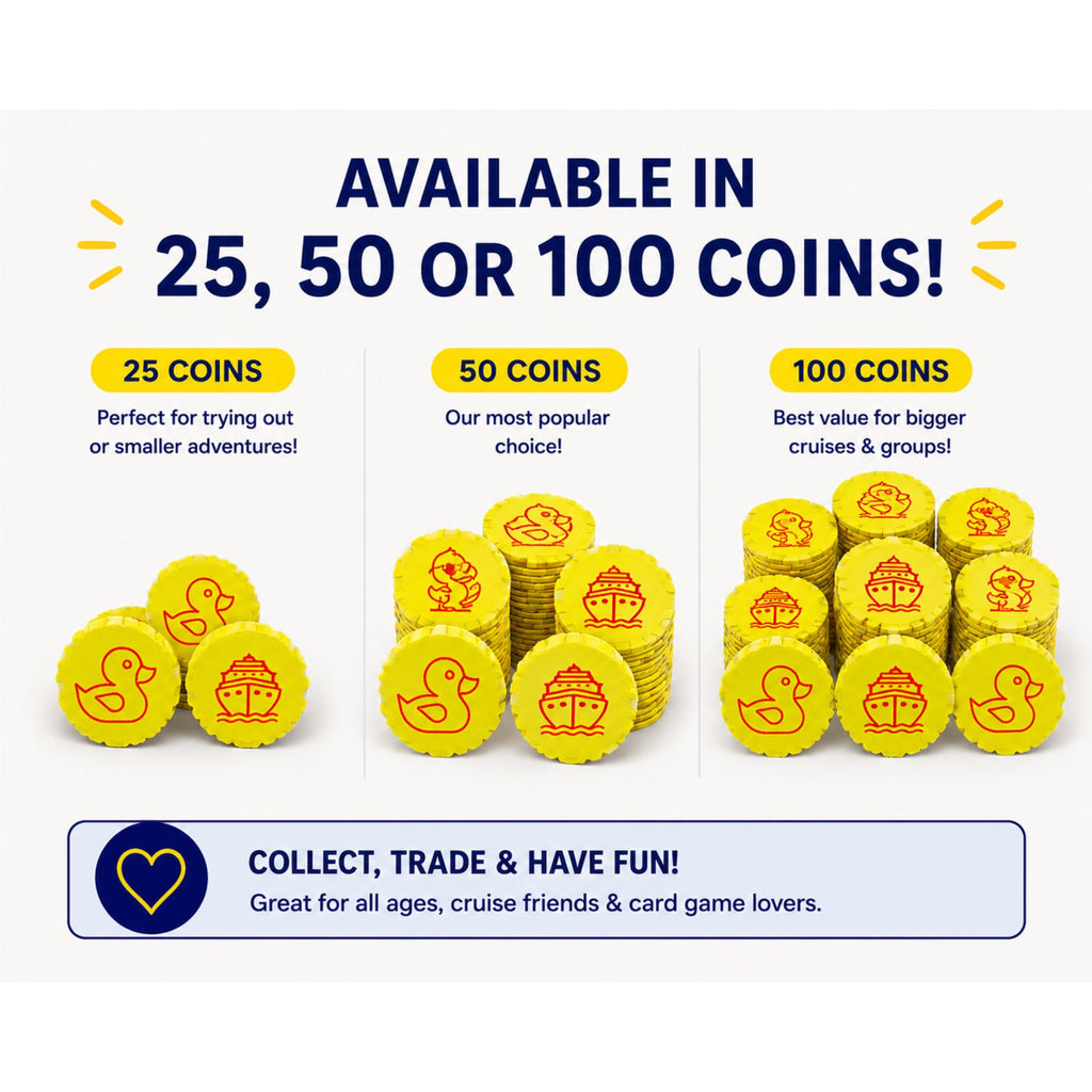 Cruise Duck Coins Yellow-Red