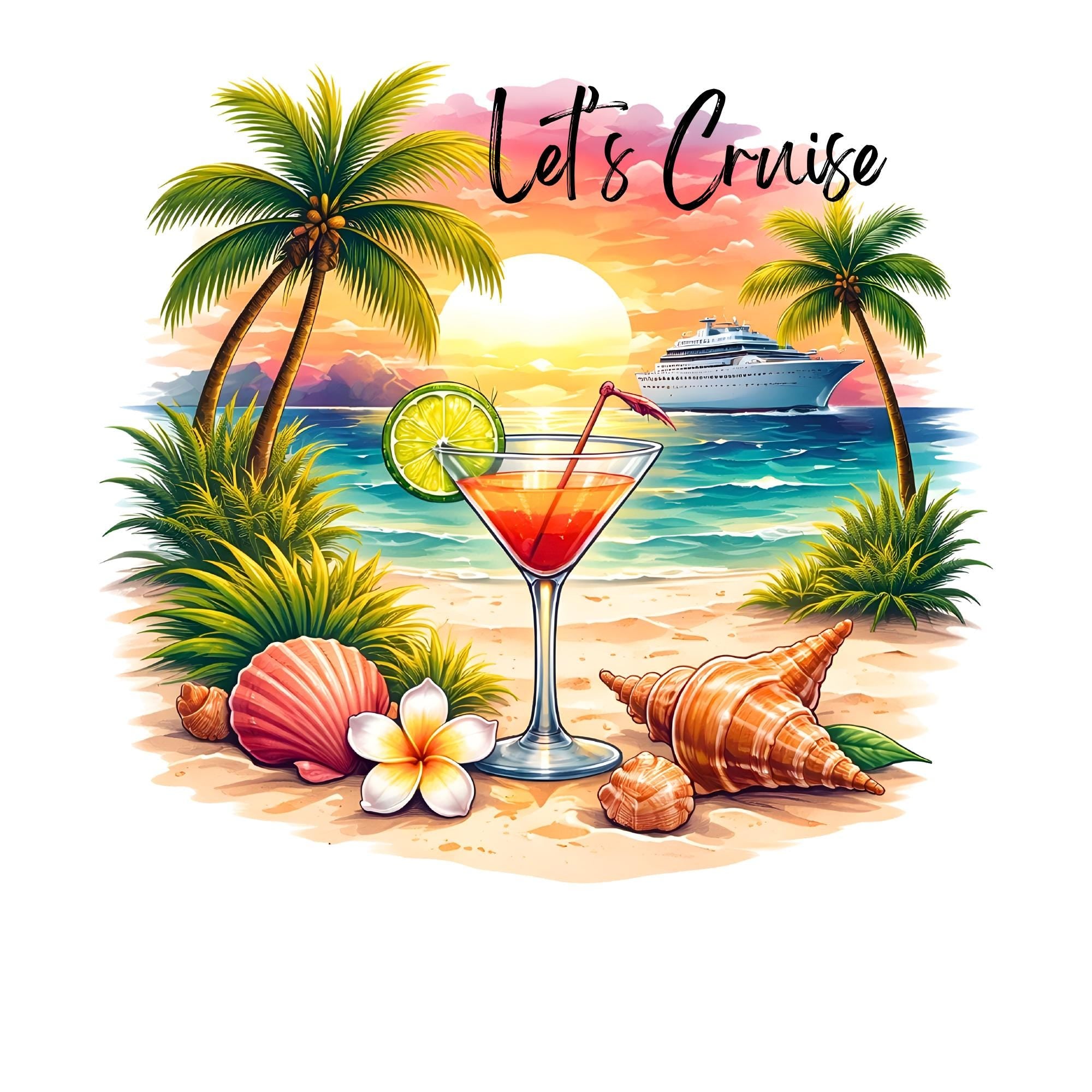 Beach Vacation Let's Cruise Shirt