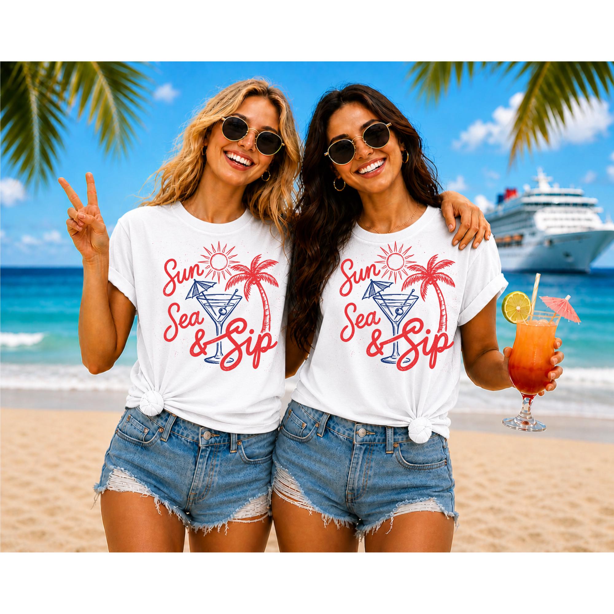 Sun Sea Sip Cruise Shirt