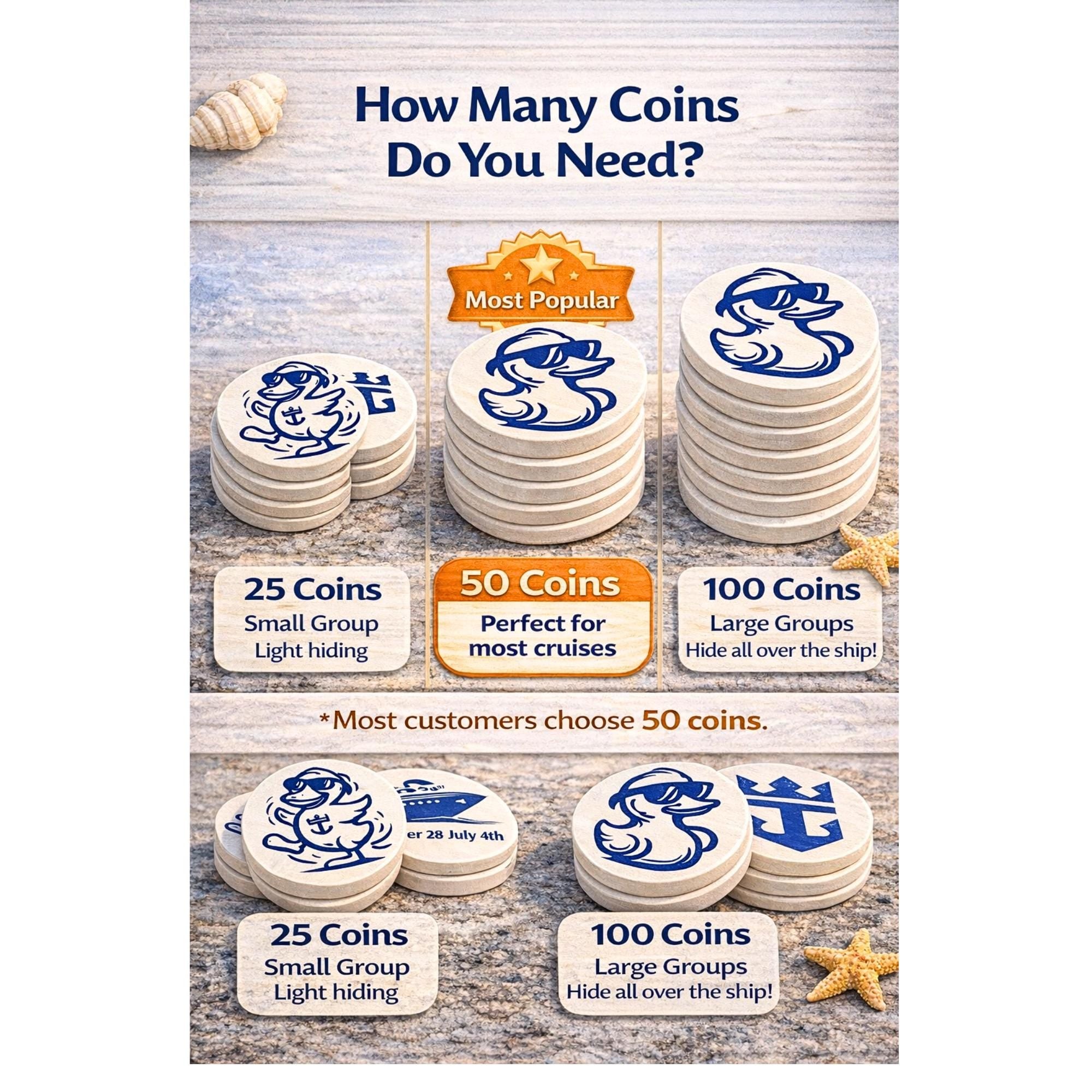 Cruise Duck Coins Classic & Personalize