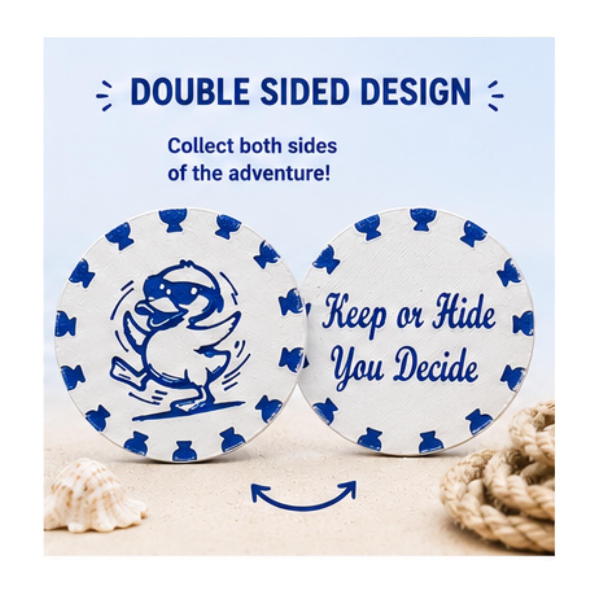 Duck Cruise Coin | Keep or Hide You Decide  | Gift | Cruise Keepsake