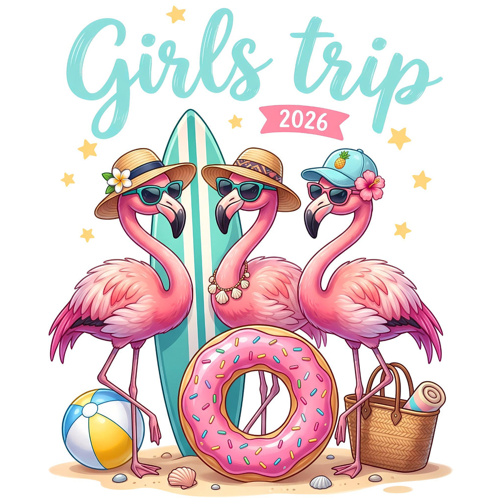 Girls Trip 2026 Flamingo Shirt