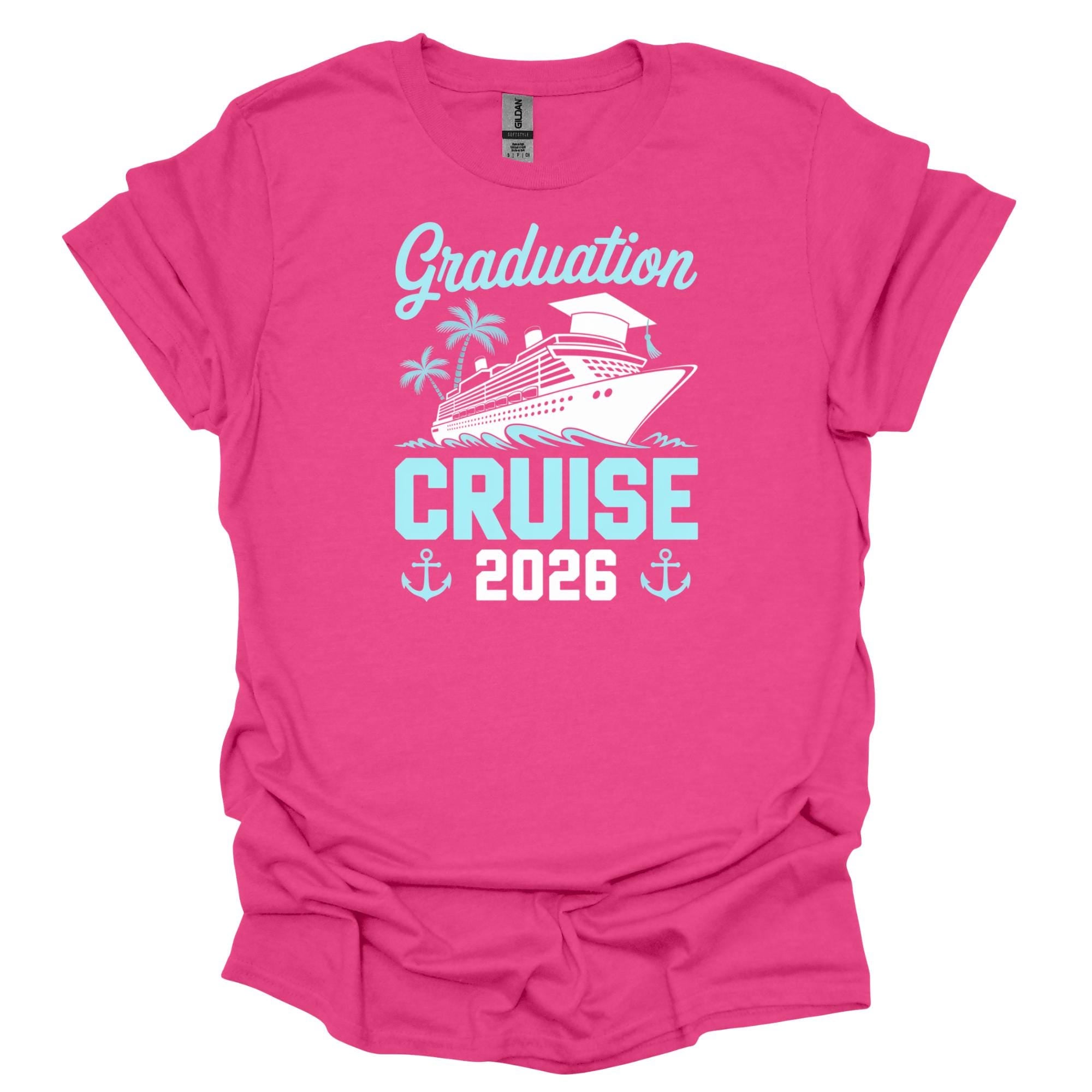 Graduation Cruise Shirt 2026 | Senior Trip Custom Name Tee