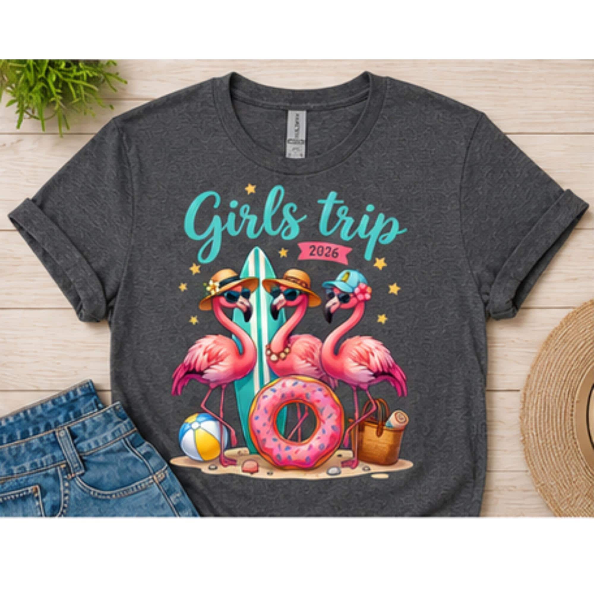 Girls Trip 2026 Flamingo Shirt
