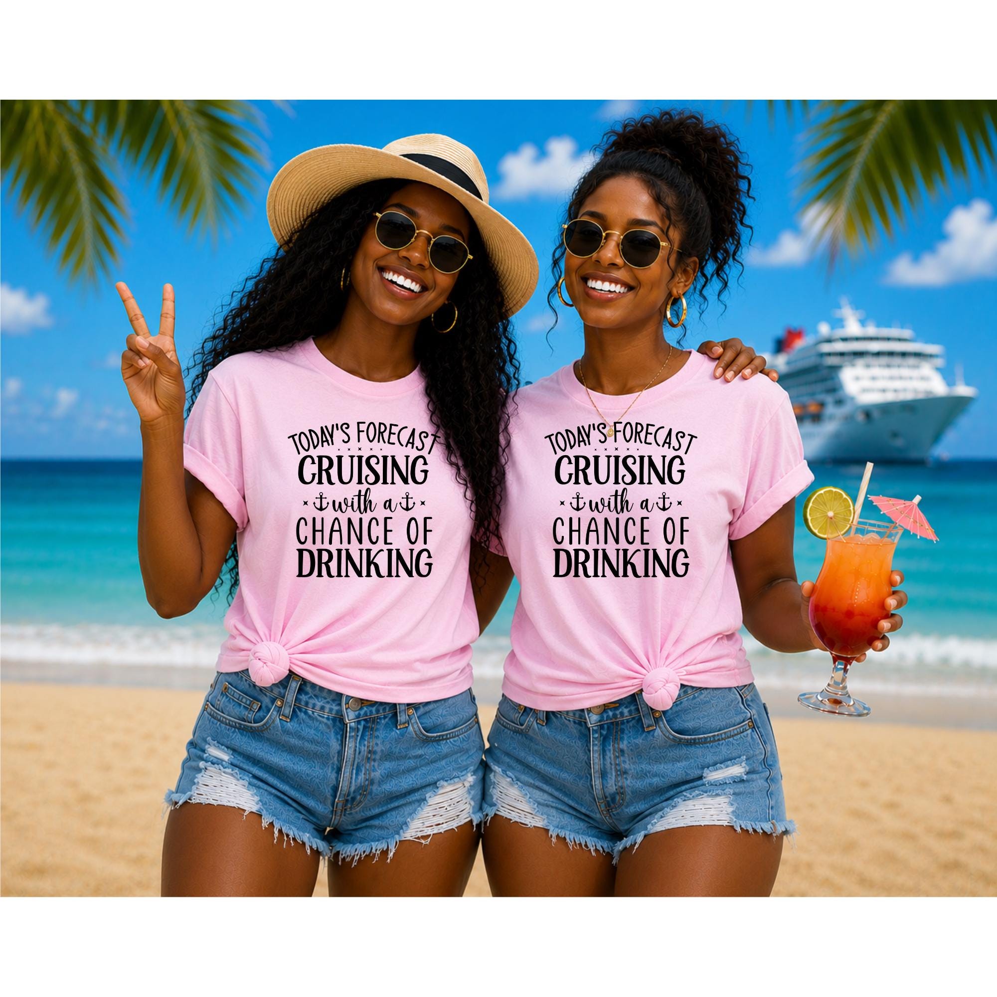 Cruising Forecast Drinking Tee