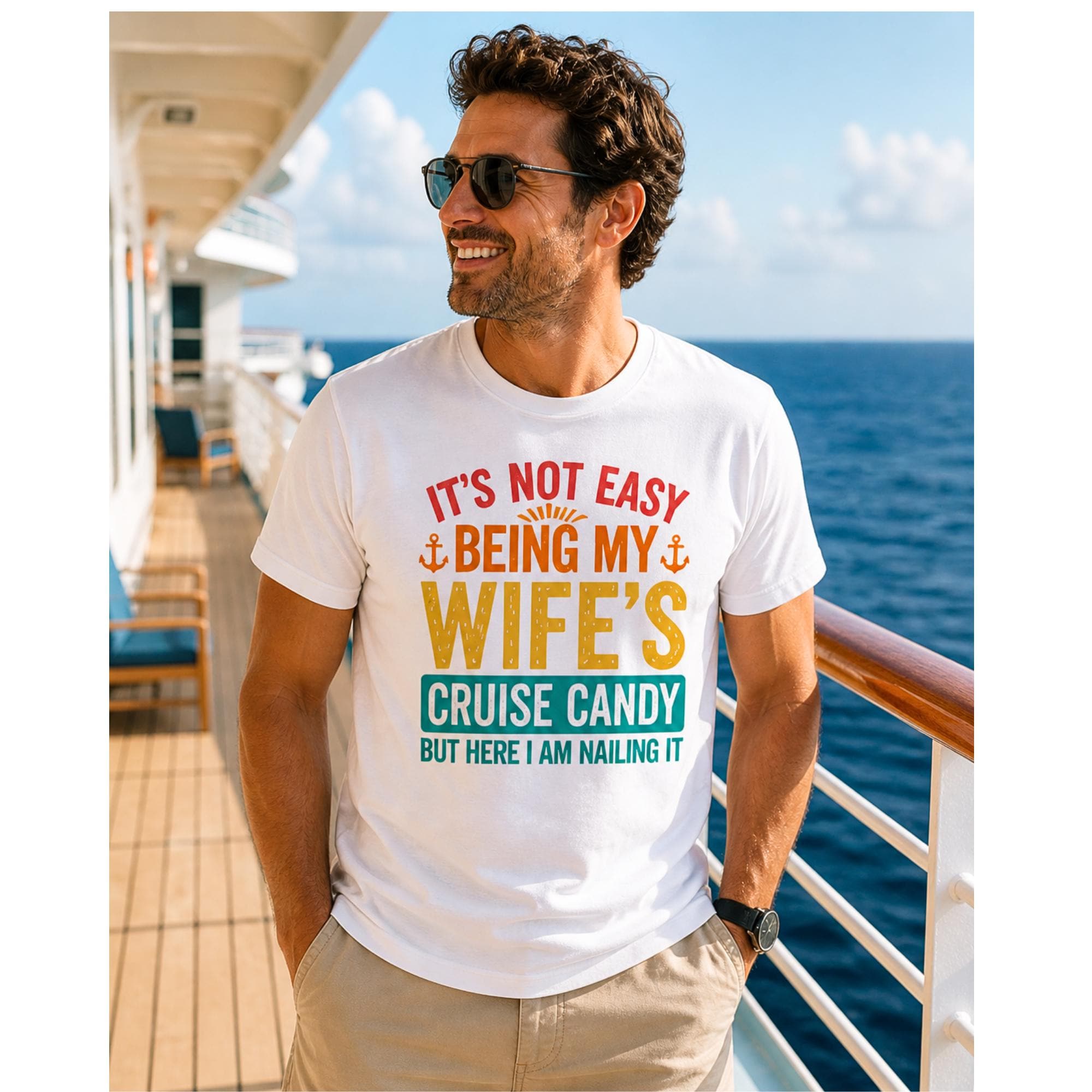 Wife's Cruise Candy Vacation Tee