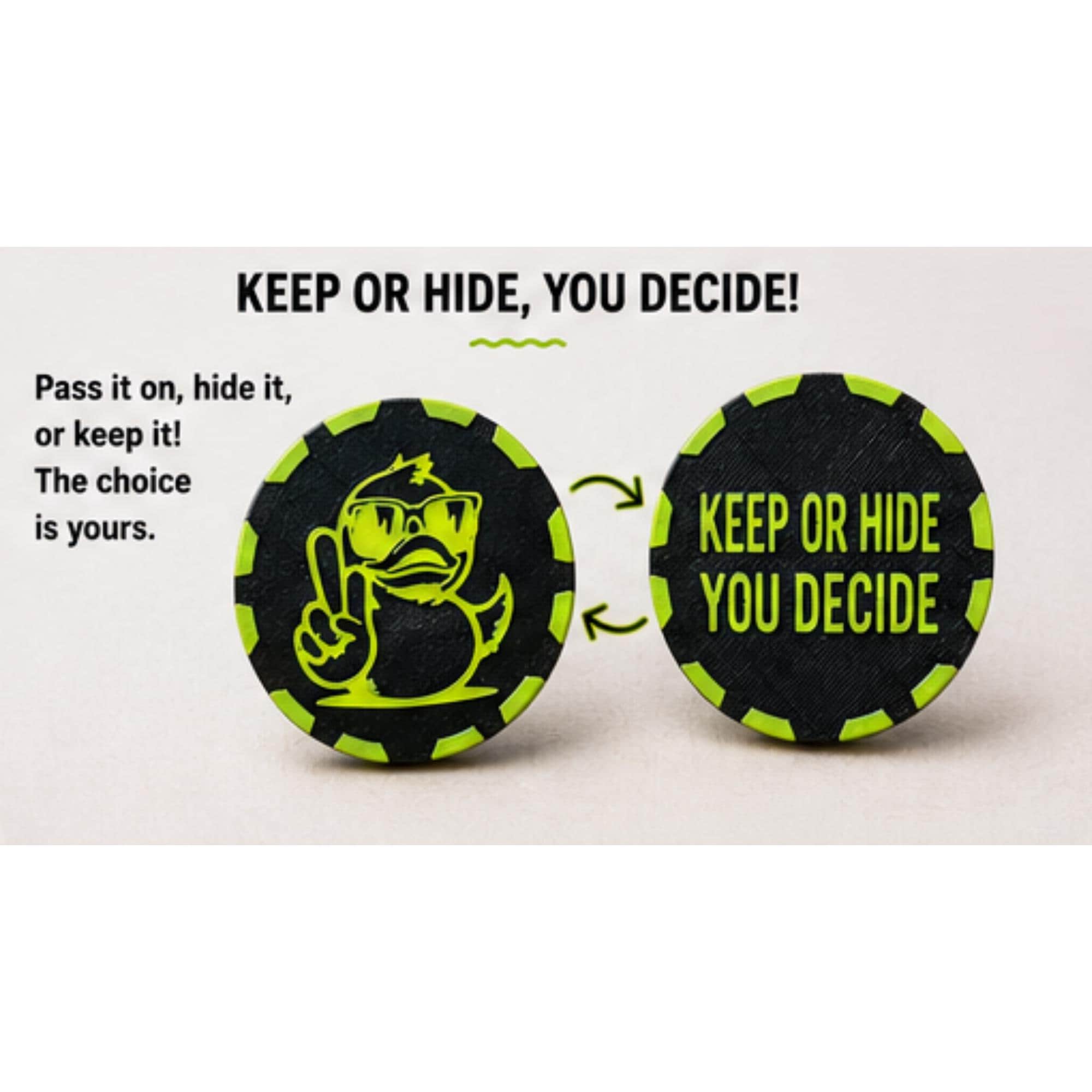 Duck Cruise Coin | Keep or Hide You Decide  | Gift | Cruise Keepsake