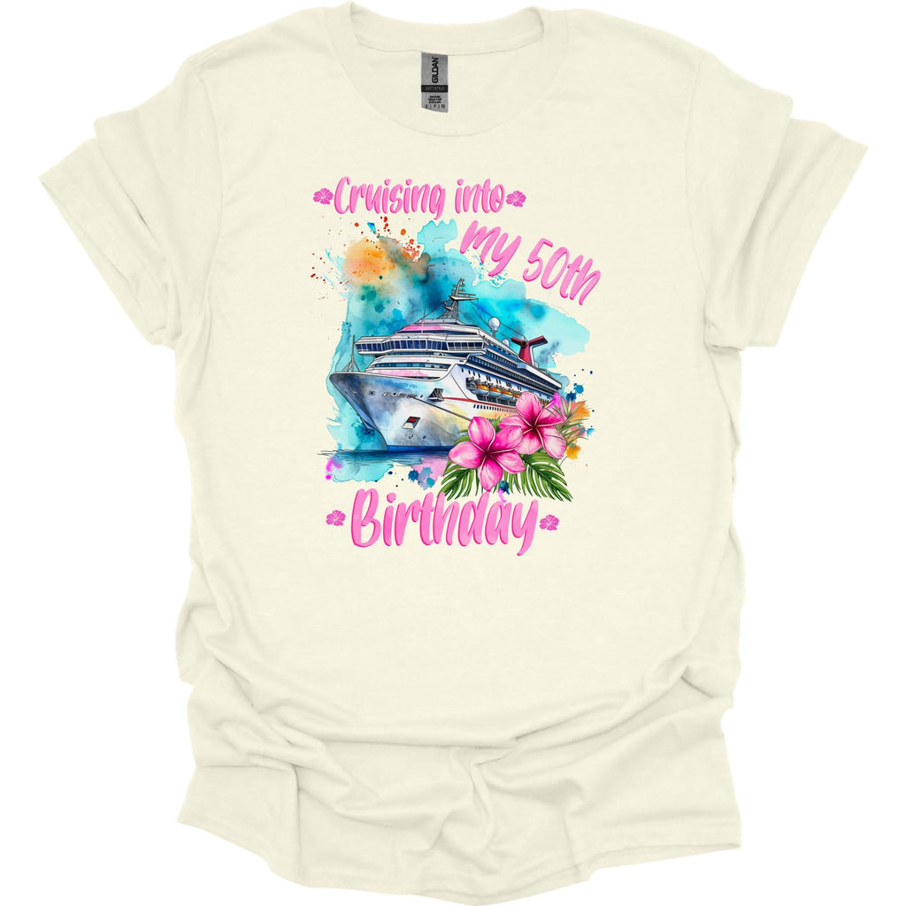 Cruising Into My 50th Birthday Shirt