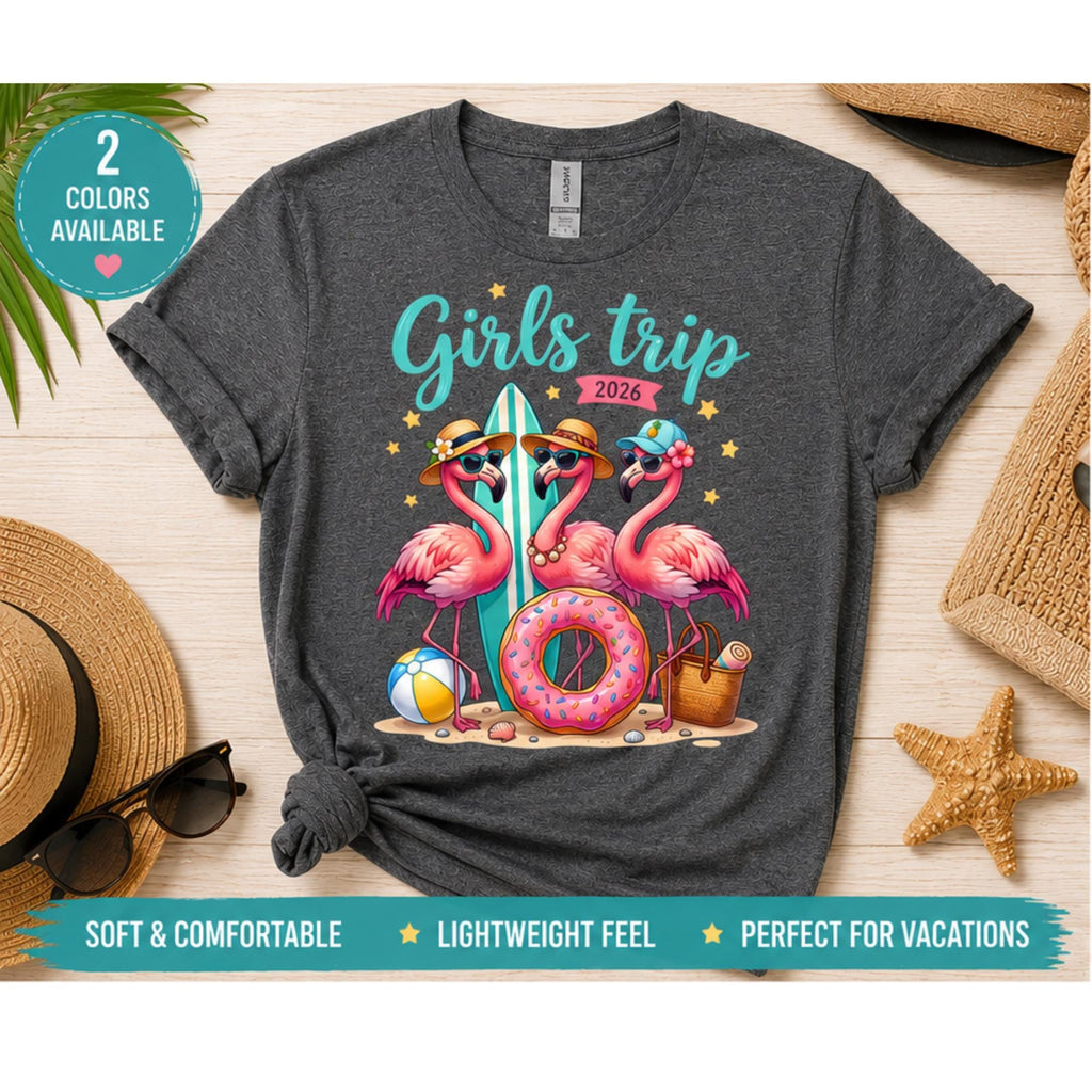 Girls Trip 2026 Flamingo Shirt
