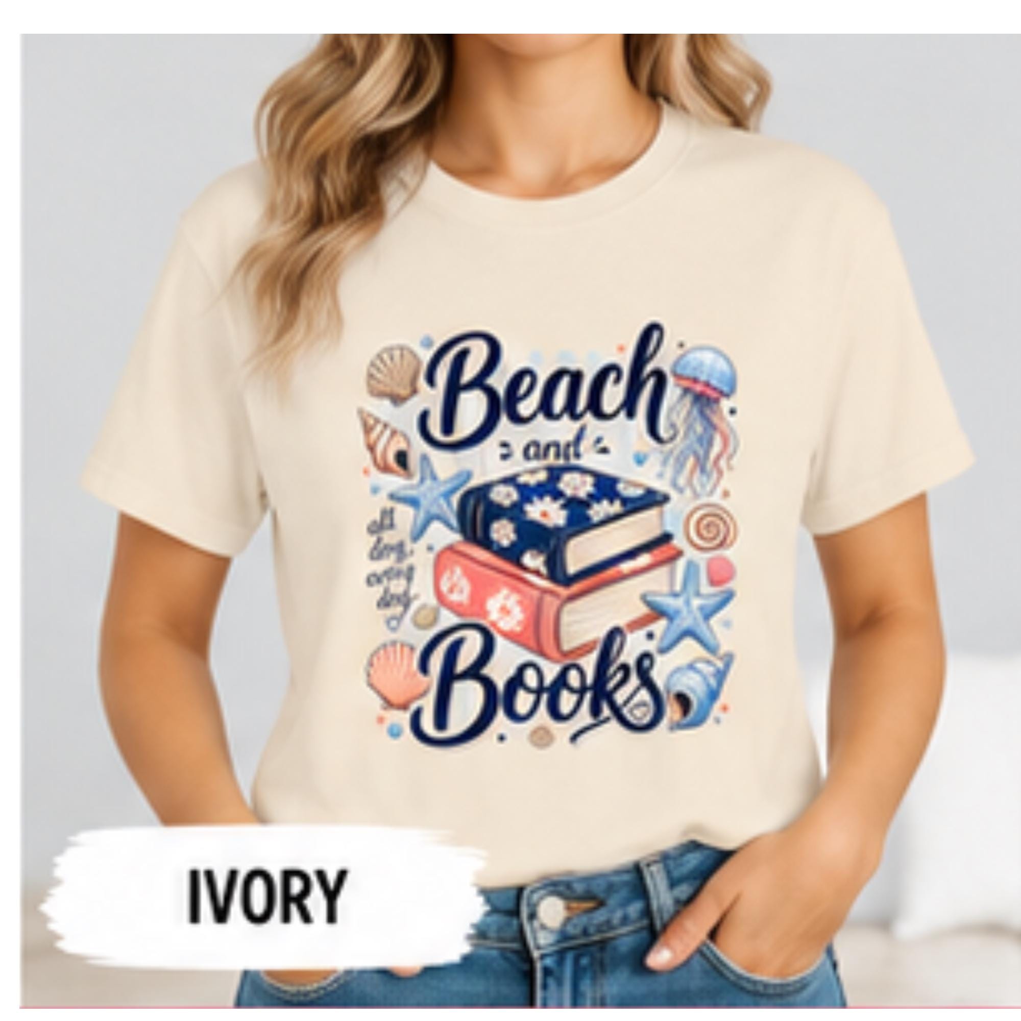 Beach and Books Shirt