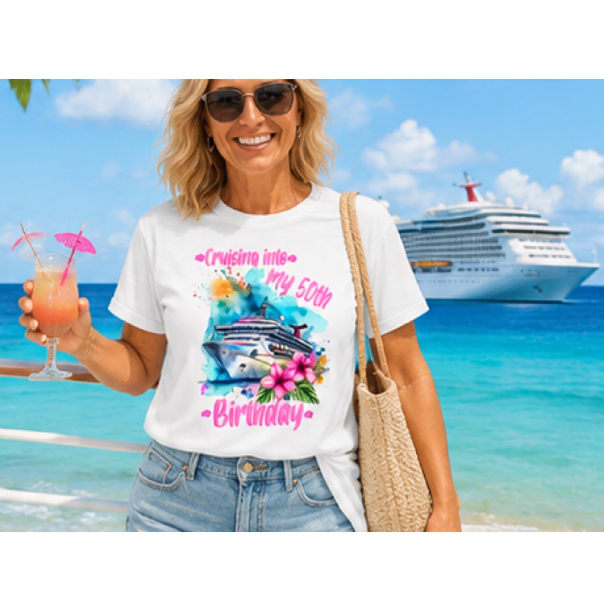 Cruising Into My 50th Birthday Shirt