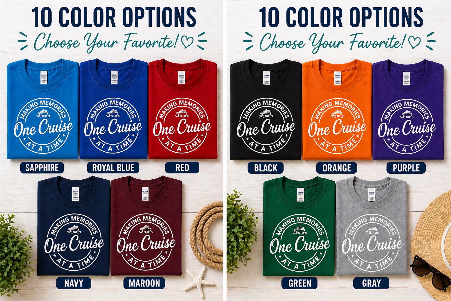 Matching Cruise Shirts-Making Memories **SALE**