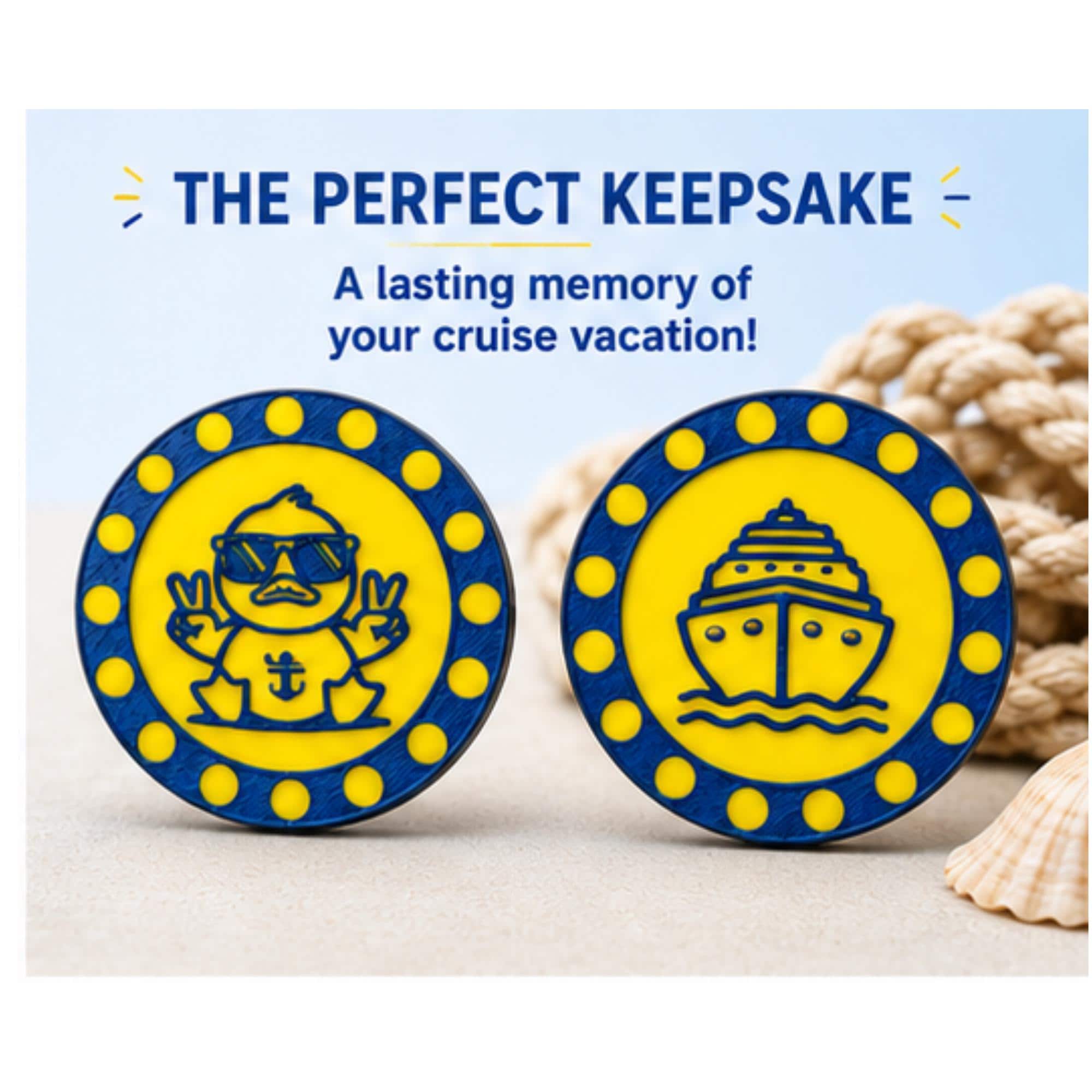 Duck Cruise Coin | Keep or Hide You Decide  | Gift | Cruise Keepsake