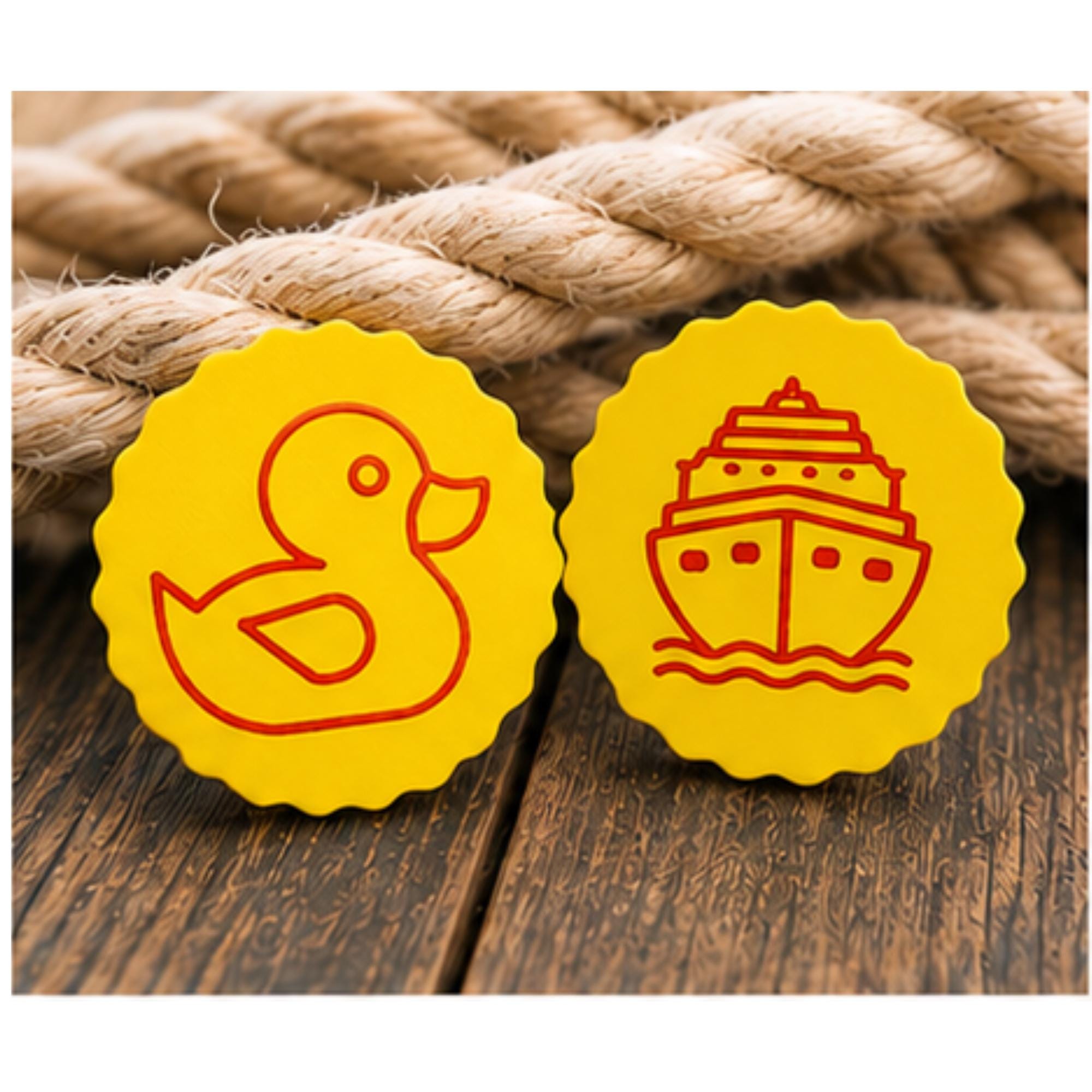 Cruise Duck Coins Yellow-Red